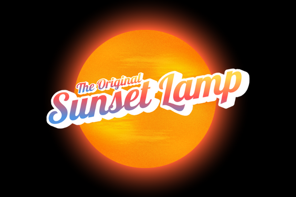 sunset lamp, the original sunset lamp